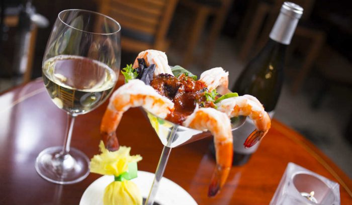 Shrimp and Wine